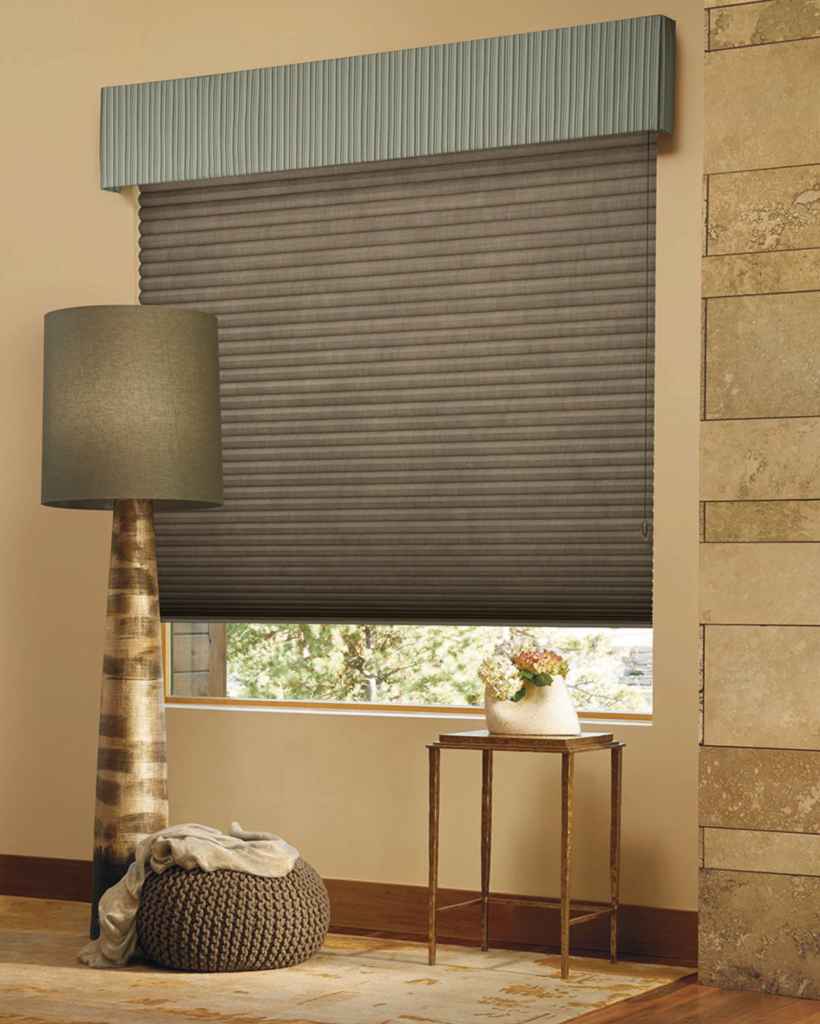 Klein Valance and Duette Window Treatment